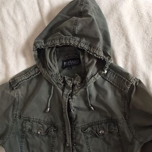 Green army jacket